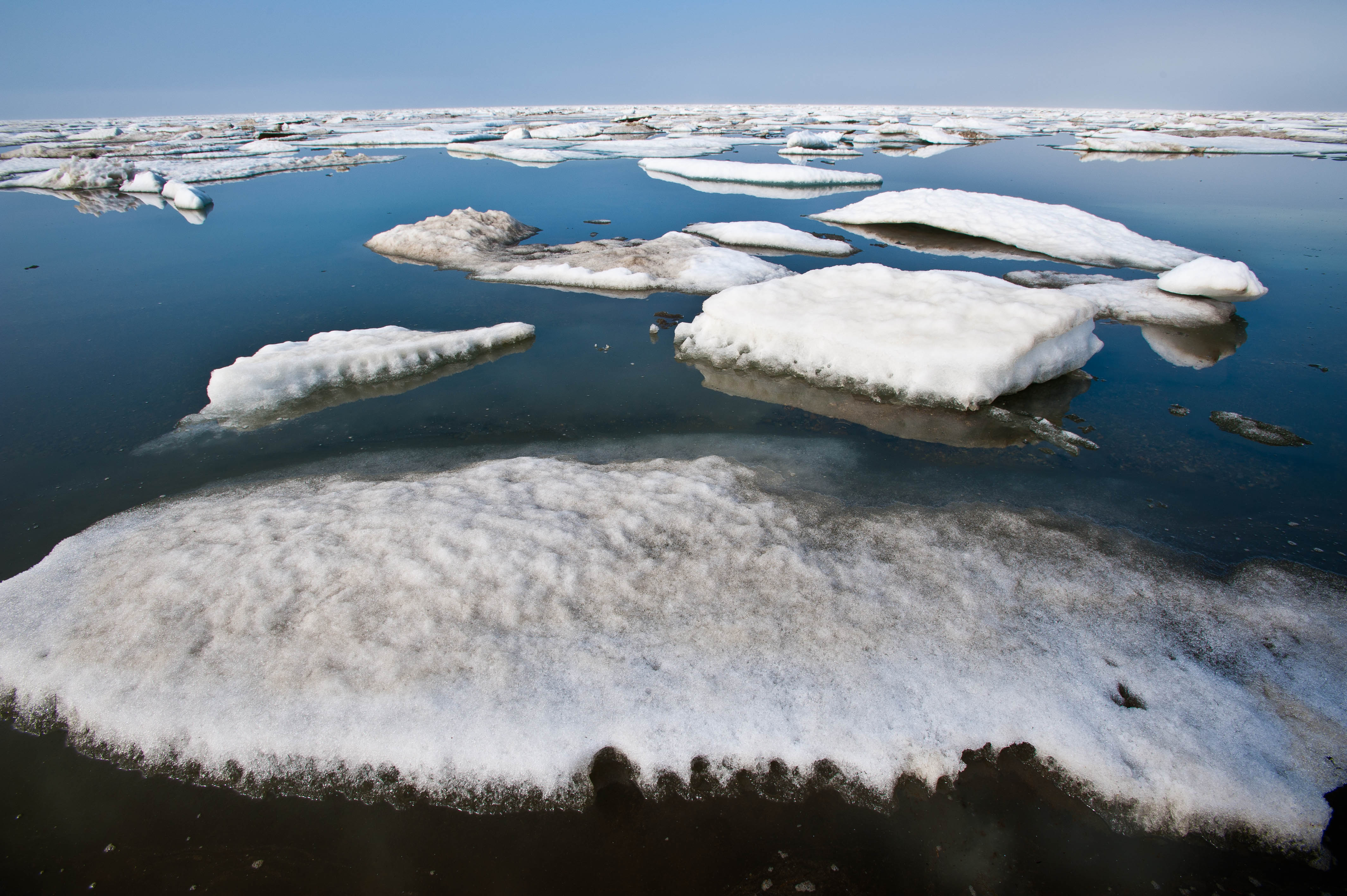 Sea-ice in the Beaufort Sea Alaska