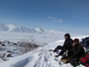 Snowshoeing in the Brooks Range